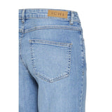 Ichi Womens Jeans Twiggy Light Blue
