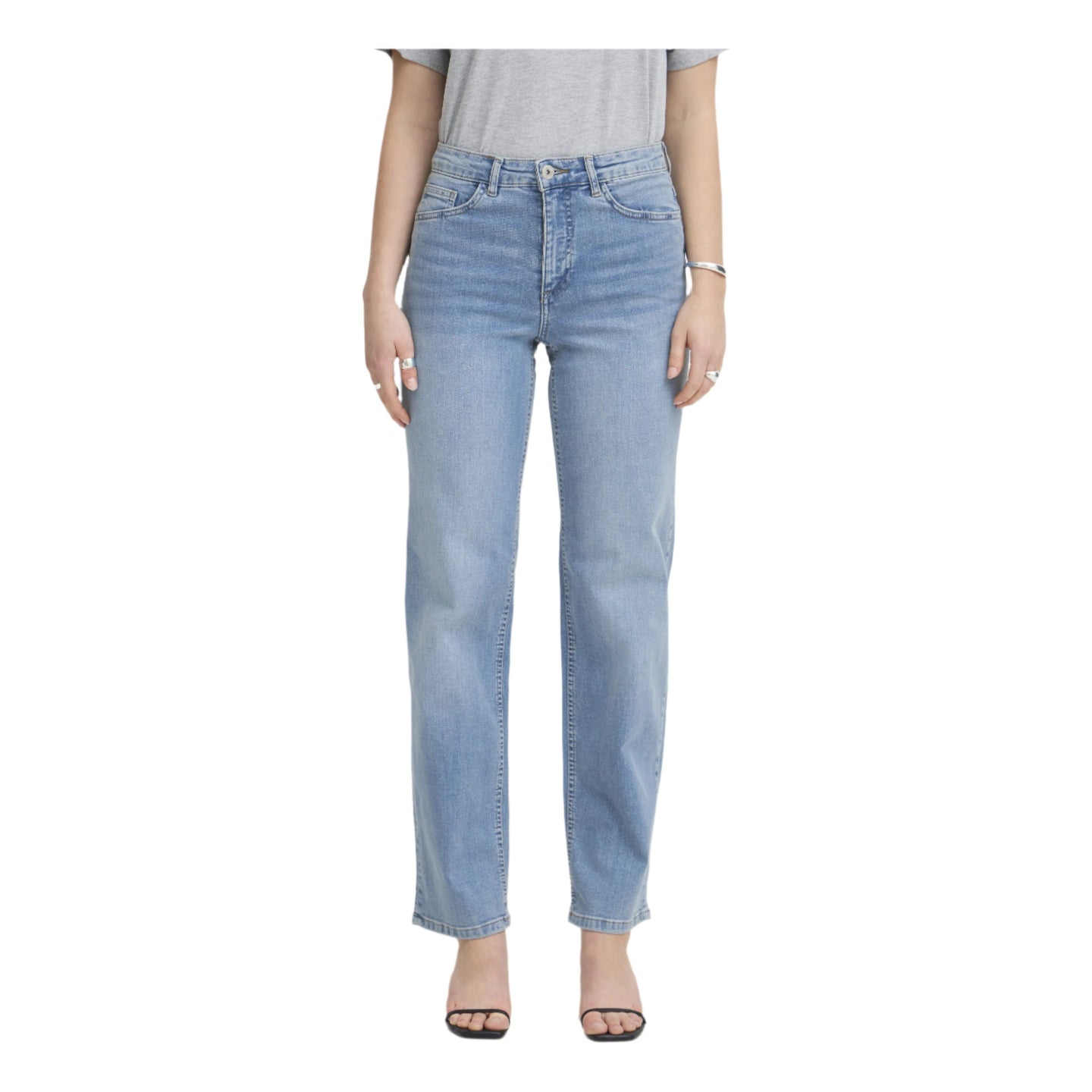 Ichi Womens Jeans Twiggy Light Blue