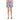 Ichi Womens Ihaveny Shorts Light Blue Bleached