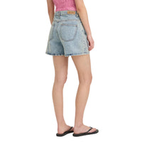 Ichi Womens Ihaveny Shorts Light Blue Bleached
