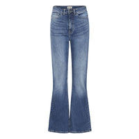 ICHI Womens Twiggy Flared Jeans Medium Blue