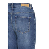 ICHI Womens Twiggy Flared Jeans Medium Blue