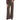 Ichi Ziggy women's coffee bean brown wide-leg jeans