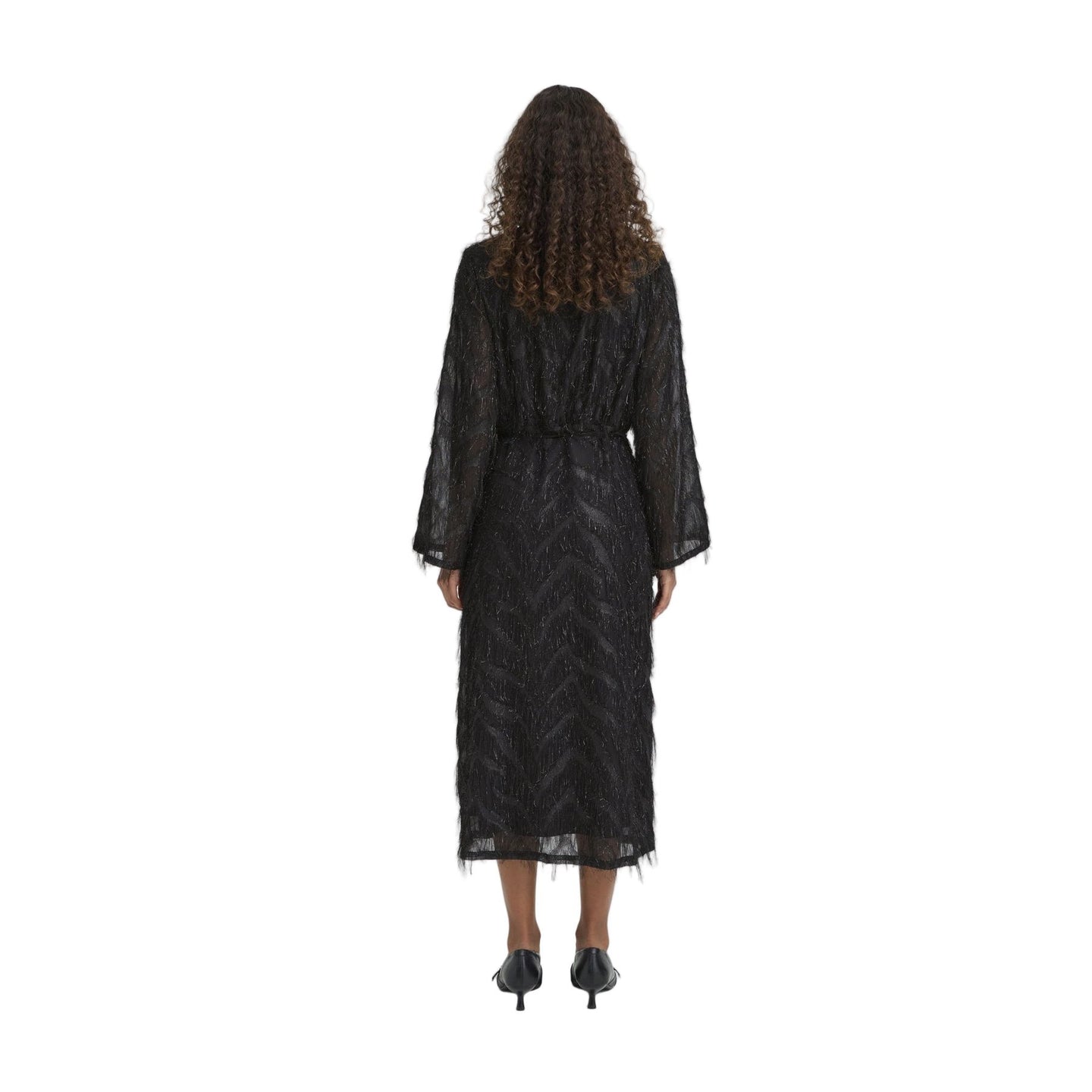 Ichi Womens Dress Chici Black