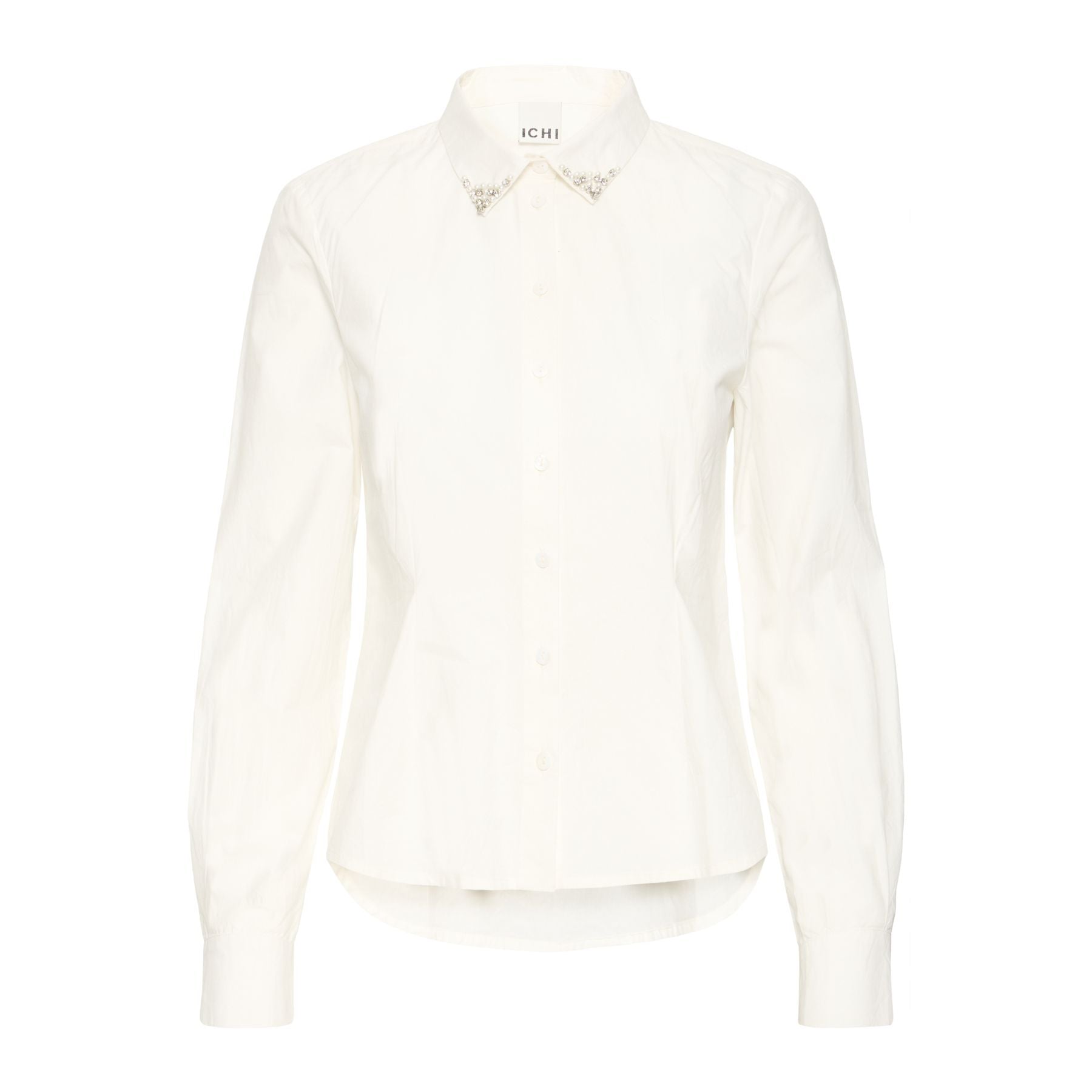 Ichi Womens Shirt Fina Blanc de Blanc