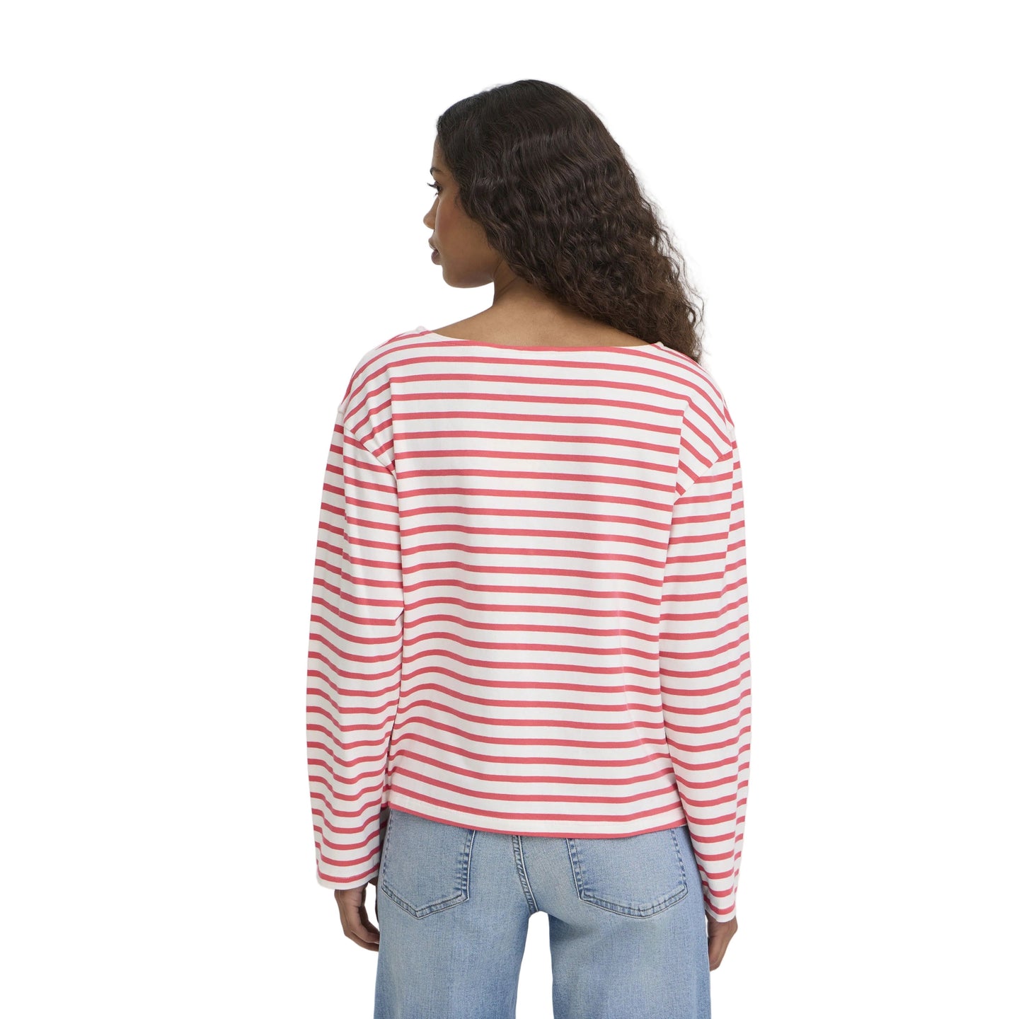 Ichi Womens IHmira Boatneck T-shirt Teaberry