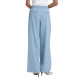 Ichi women's blue denim jeans with drawstring