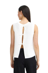 Ichi Womens Ihdotties Pullover Cloud Dancer