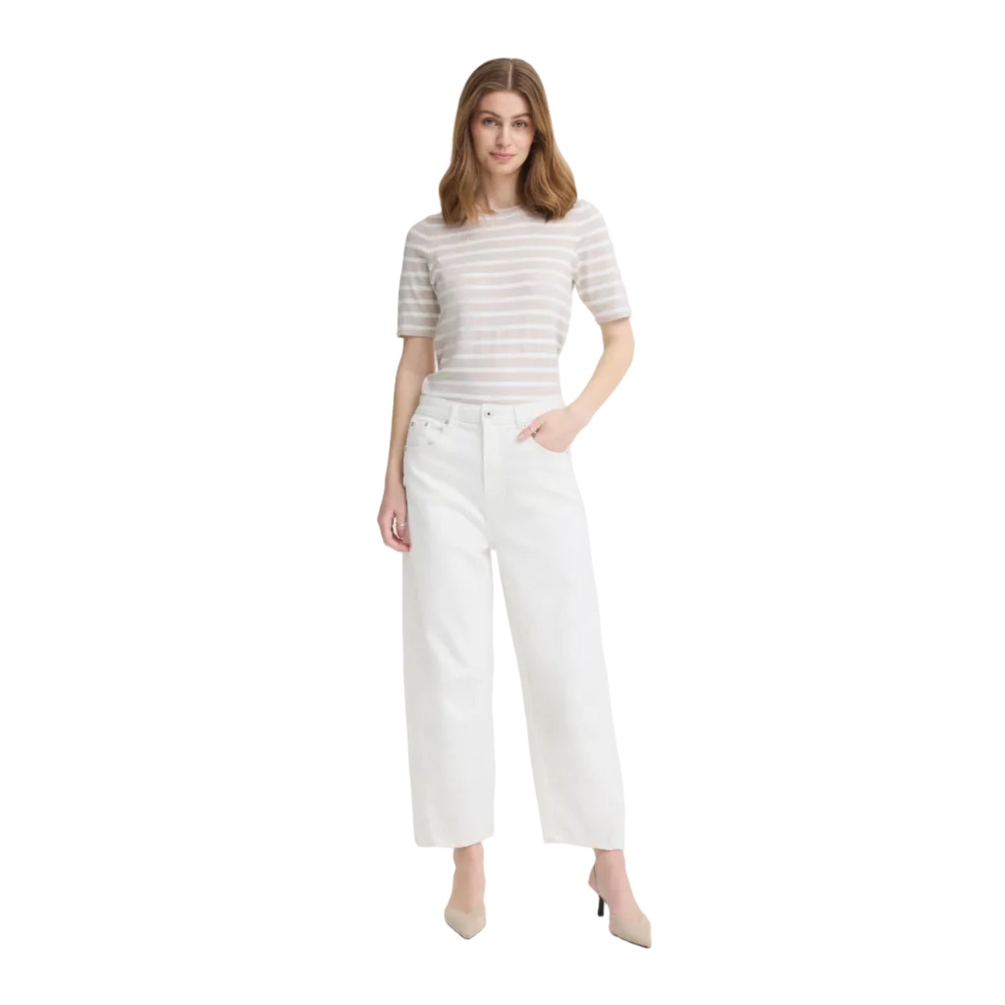 Ichi Womens Ihziggy Jeans Blanc de Blanc