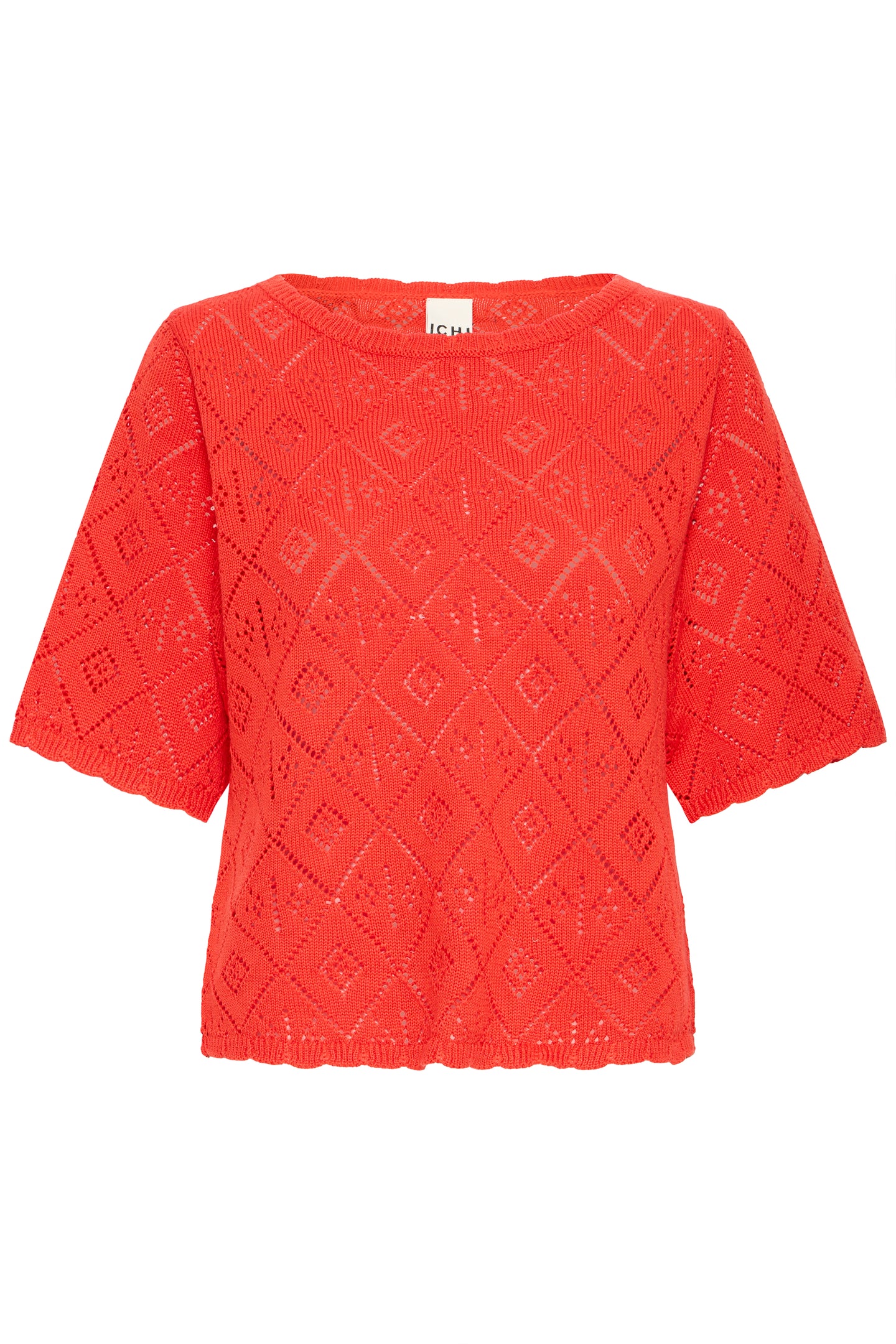 Ichi Womens Ihlaluha Pullover Fiery Red