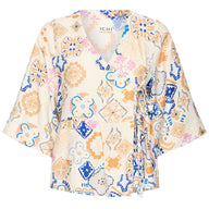 Ichi Womens Top Lancie Graphic Tile