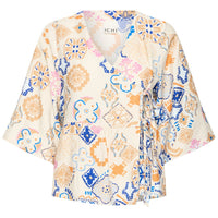 Ichi Womens Top Lancie Graphic Tile