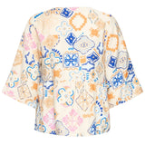 Ichi Womens Top Lancie Graphic Tile