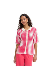Ichi Womens Ihlorianna Shirt Azalea Birch Stripe