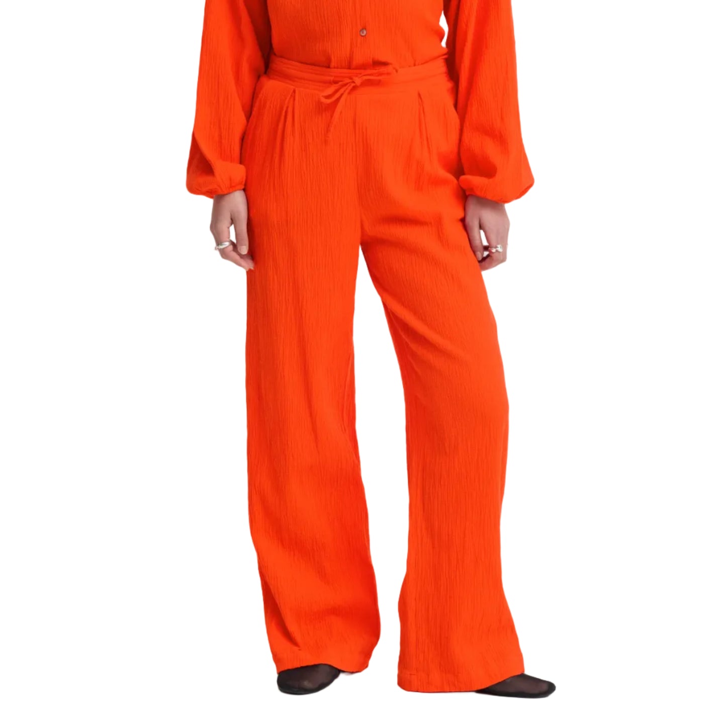 Ichi Womens Ihlifana Trousers Fiery Red