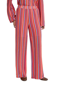 Ichi Womens Ihlibella Trousers Multi Stripe