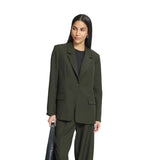 Ichi Womens Long Blazer IHFava Roisin Melange