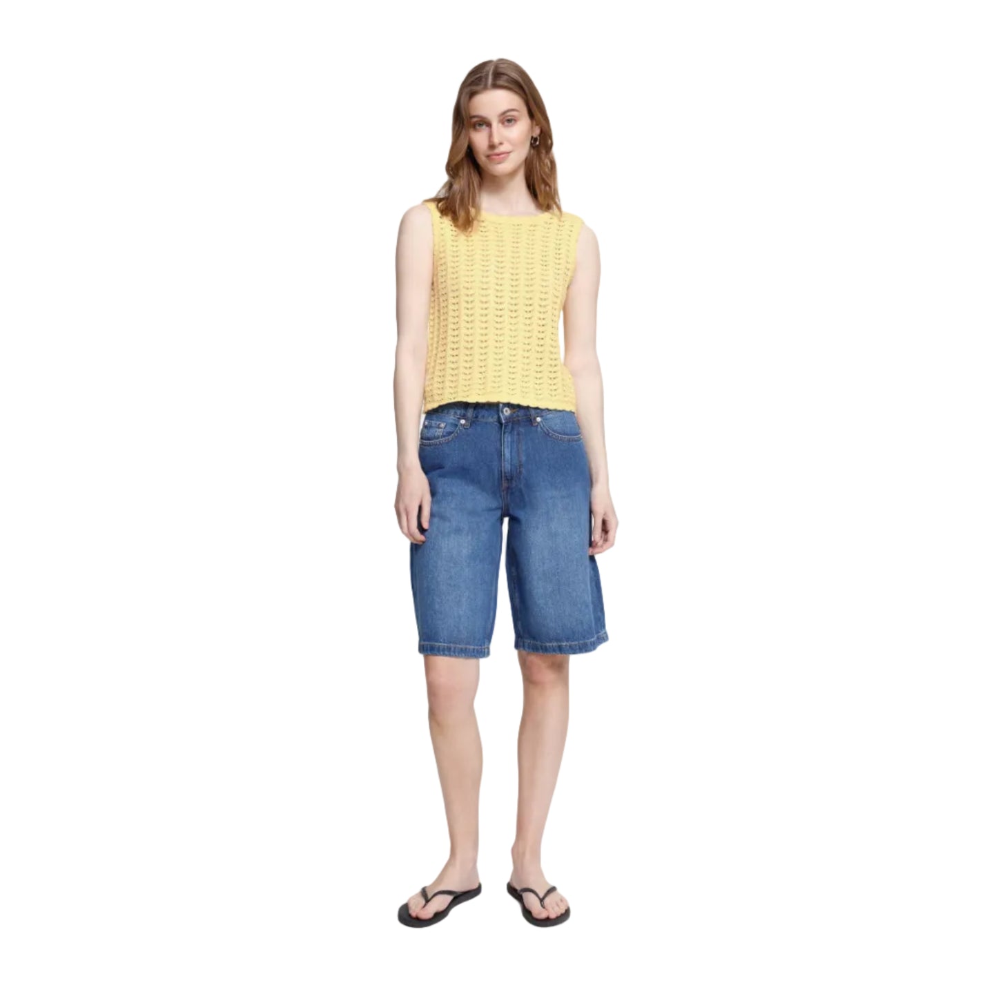 Ichi Womens Top Ihdosia Mellow Yellow