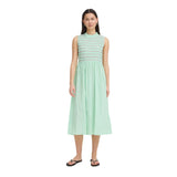 Ichi Womens Ihlocy Dress Green/Birch Stripe