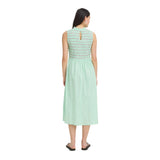 Ichi Womens Ihlocy Dress Green/Birch Stripe