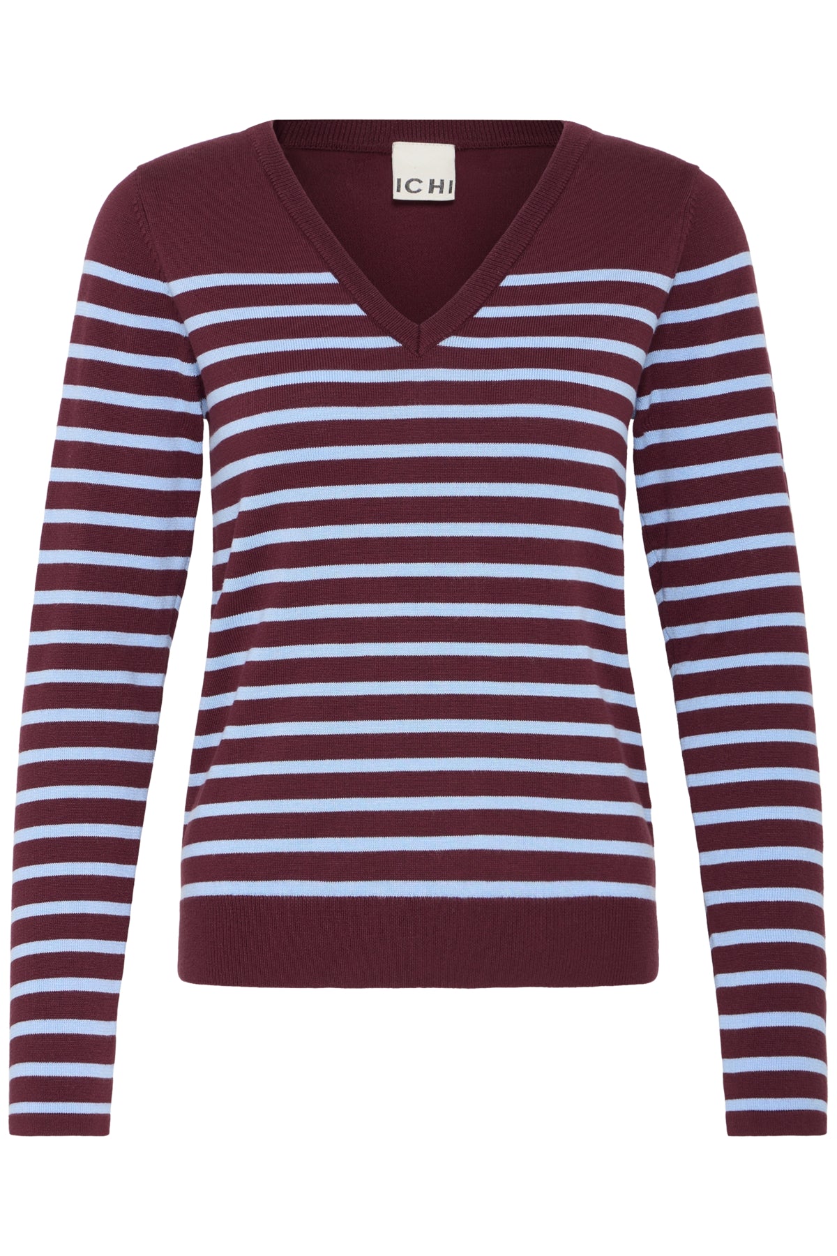 Ichi Womens Jumper IHLuls Zinfadel Allure Stripe