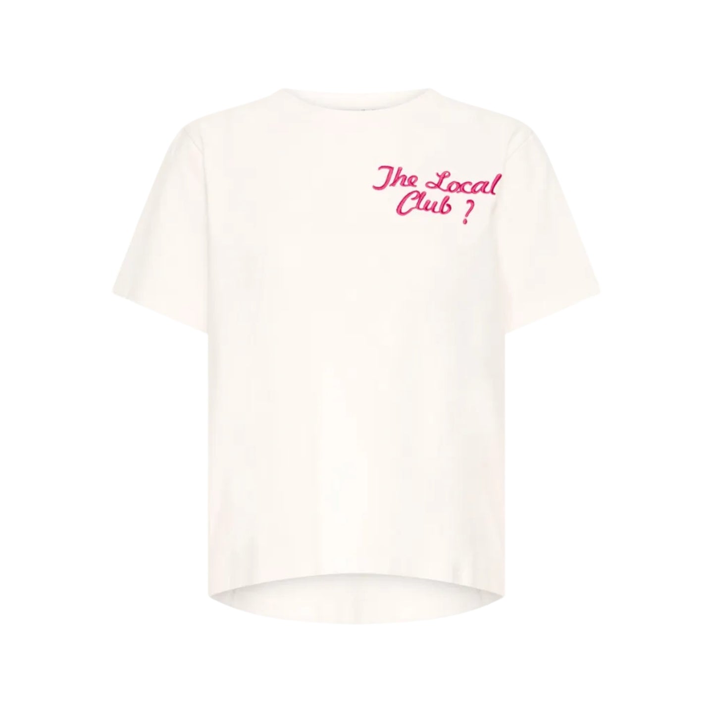 Ichi Womens Ihpaia T-Shirt Cloud Dancer/Very Berry