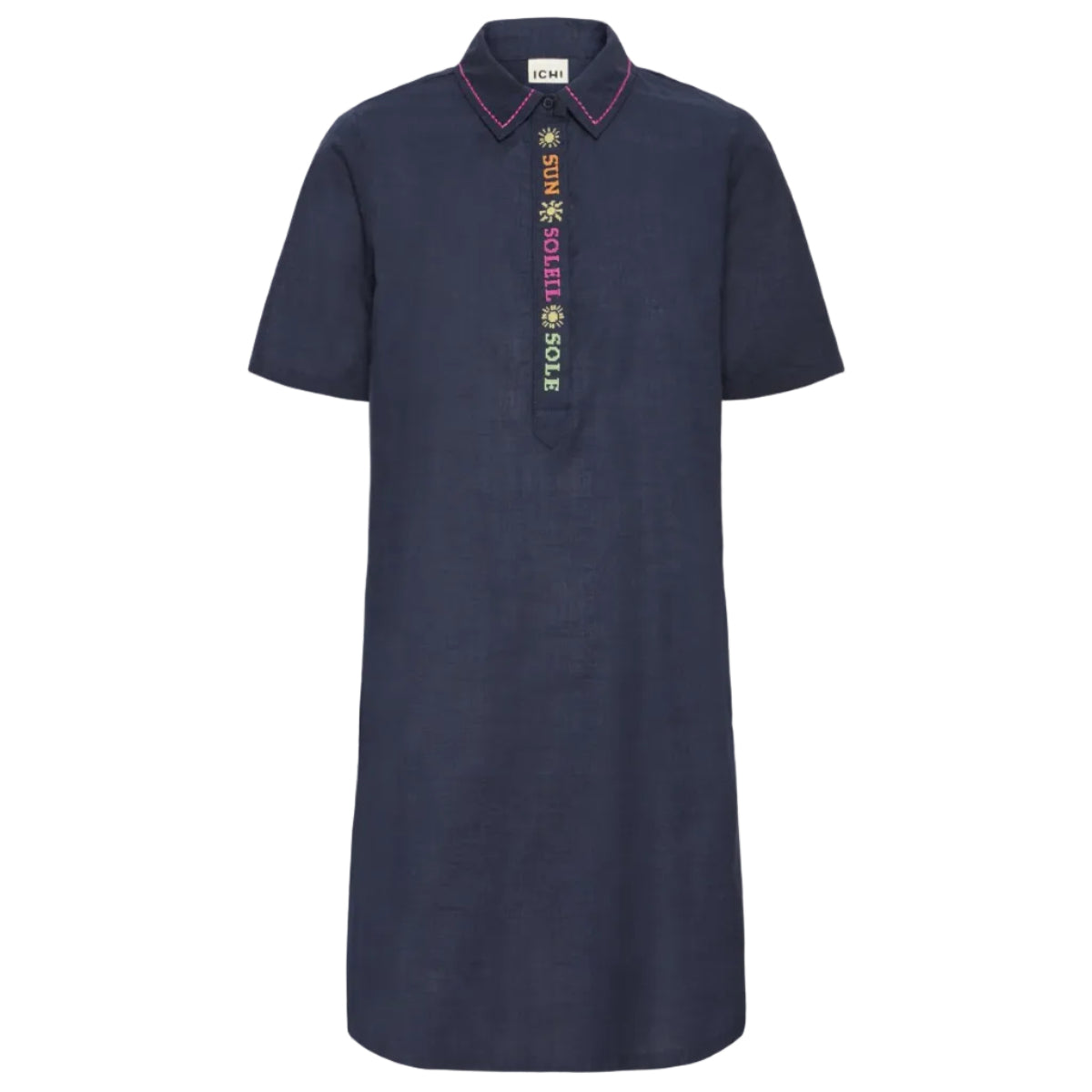 Ichi Womens Dress Loliva Total Eclipse