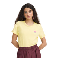 Ichi Womens Ihcaminna Top Mellow Yellow/Multi