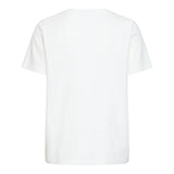 Ichi Womens T-Shirt Camino Cloud Dancer/Salsa