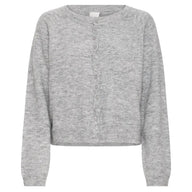 ICHI Womens Cardigan IHSage Alloy Melange