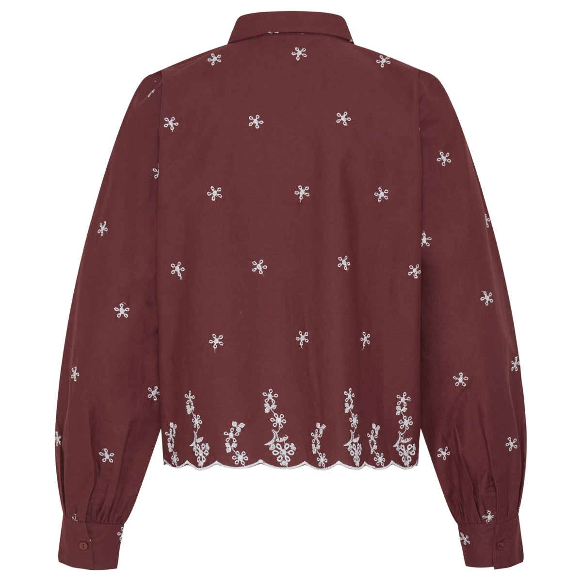 Ichi Ebrill women's madder brown blouse