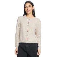 Ichi Womens Cardigan IHFantia Birch Melange