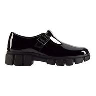 Clarks Evyn Bar girls' black patent shoe