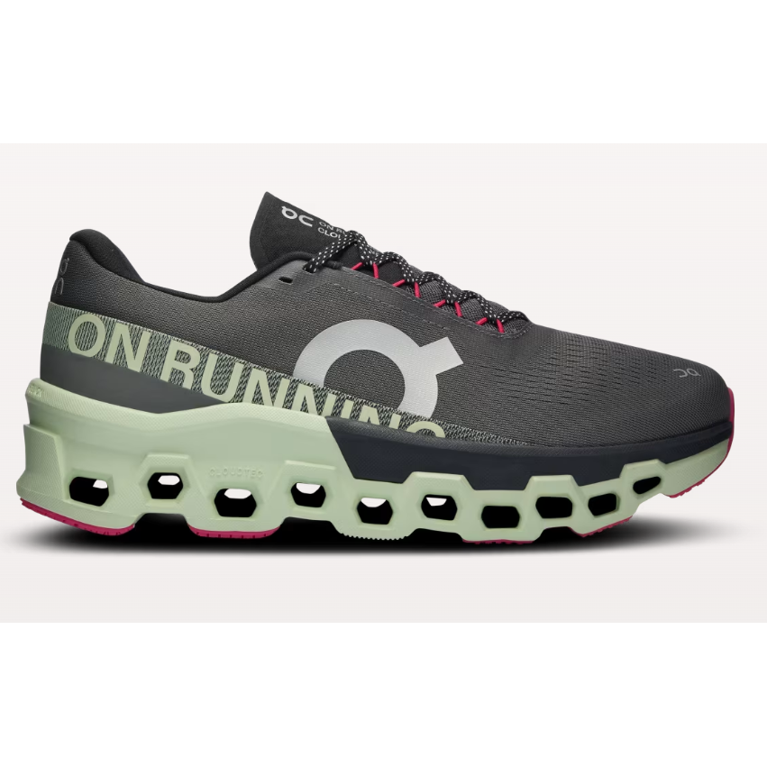 On Running Mens Trainer Cloudmonster 2 Asphalt/Lima - Donaghys