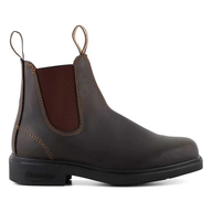 Blundstone men's brown leather slip-on Chelsea boot