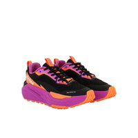 Extr4 women's black mesh lace-up trainer