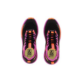 Extr4 women's black mesh lace-up trainer