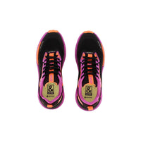 Extr4 women's black mesh lace-up trainer