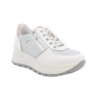 Igi&co women's white leather lace-up trainer
