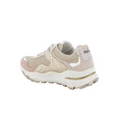 Igi&co women's beige leather lace-up trainer