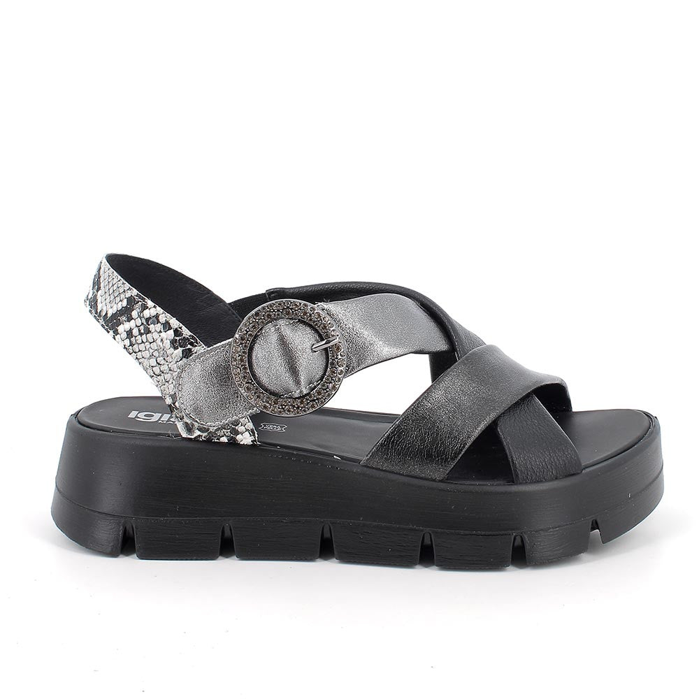 Igi&Co Womens Sandal 1160033 Roccia/Nero