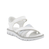 Primigi girls' leather sandal with velcro