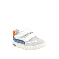 Primigi boys' leather trainer with velcro