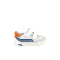 Primigi boys' leather trainer with velcro