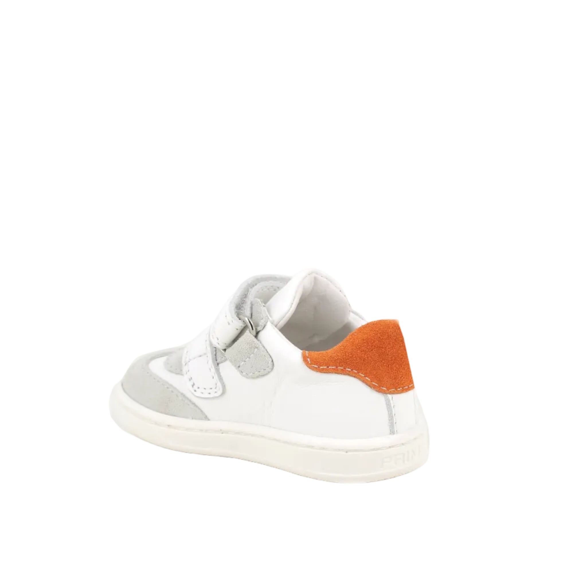 Primigi boys' leather trainer with velcro