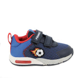 Primigi boys' navy and blue mesh trainer with velcro