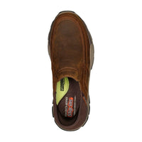 Skechers Mens Shoe Respected Elgin Dark Brown