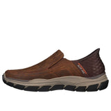 Skechers Mens Shoe Respected Elgin Dark Brown