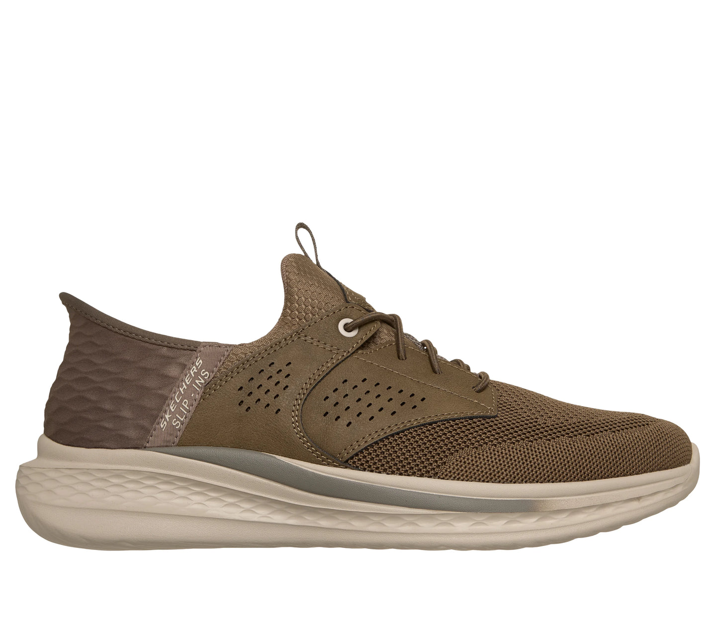 Skechers Mens Trainers 210889 Khaki