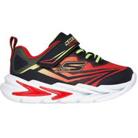 Skechers Boys Trainer S-Lights Flex Glow Ultra Black/Red